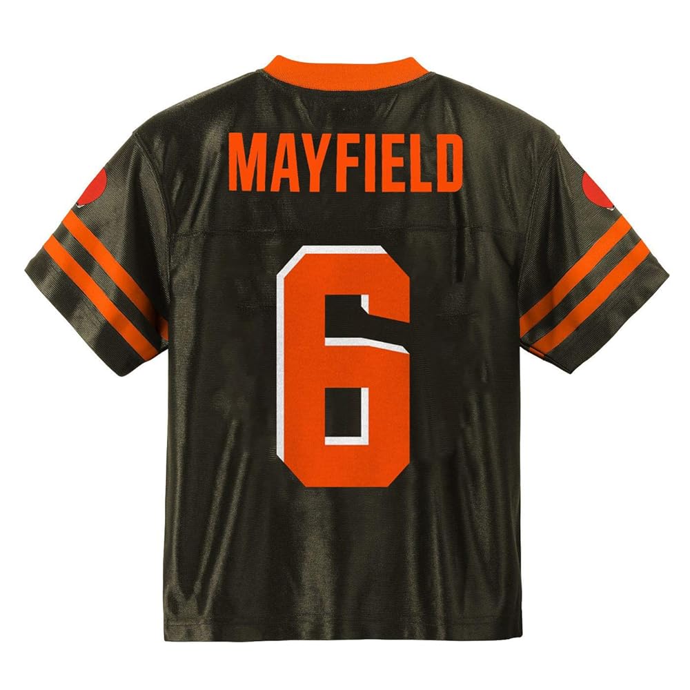 NFL 6インチ ベイカー・メイフィールド/クリーブランド・ブラウンズ 6 Baker Mayfield Cleveland Browns #6 Brown Youth Player Home